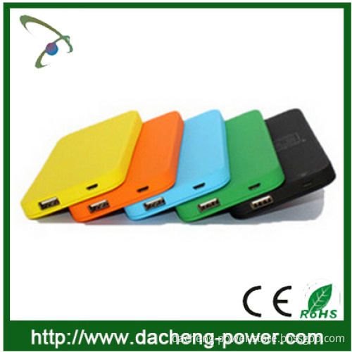 Colorful design solar power bank 5000mAH with CE ROHS FCC